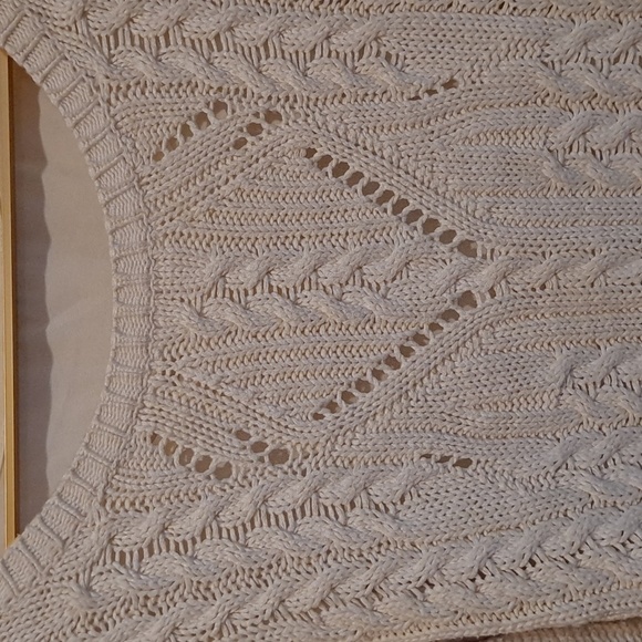 Anthropologie Moth Cream Layered Sweater - Picture 3 of 8